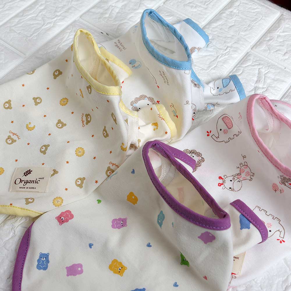 강아지옷 오가닉 반팔 순면 가디건 꿀잠 내복 실내복 애견 잠옷 미니비스켓 XS