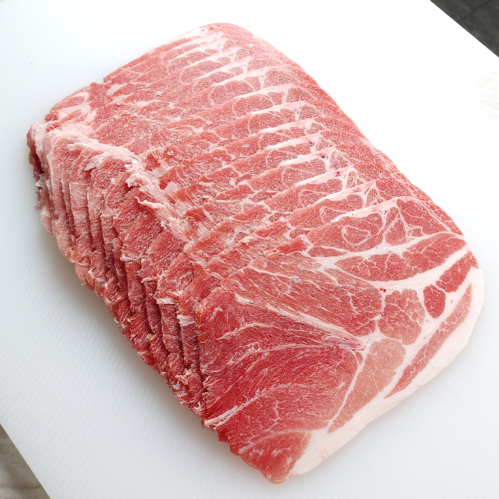 바라던 목살 많은 돼지고기 대용량 목전지 구이 제육 2kg 왕목살 미국산