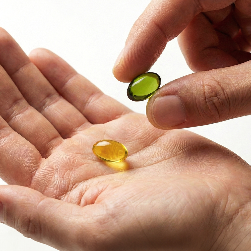 [2개월분] 비타민마을 모노밀 올리브오일 & 대마종자유 2in1 캡슐 30캡슐 30개입, 2개